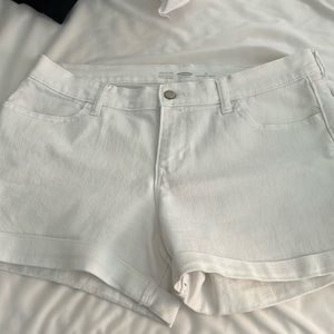 Old Navy Denim Shorts Size 12 White